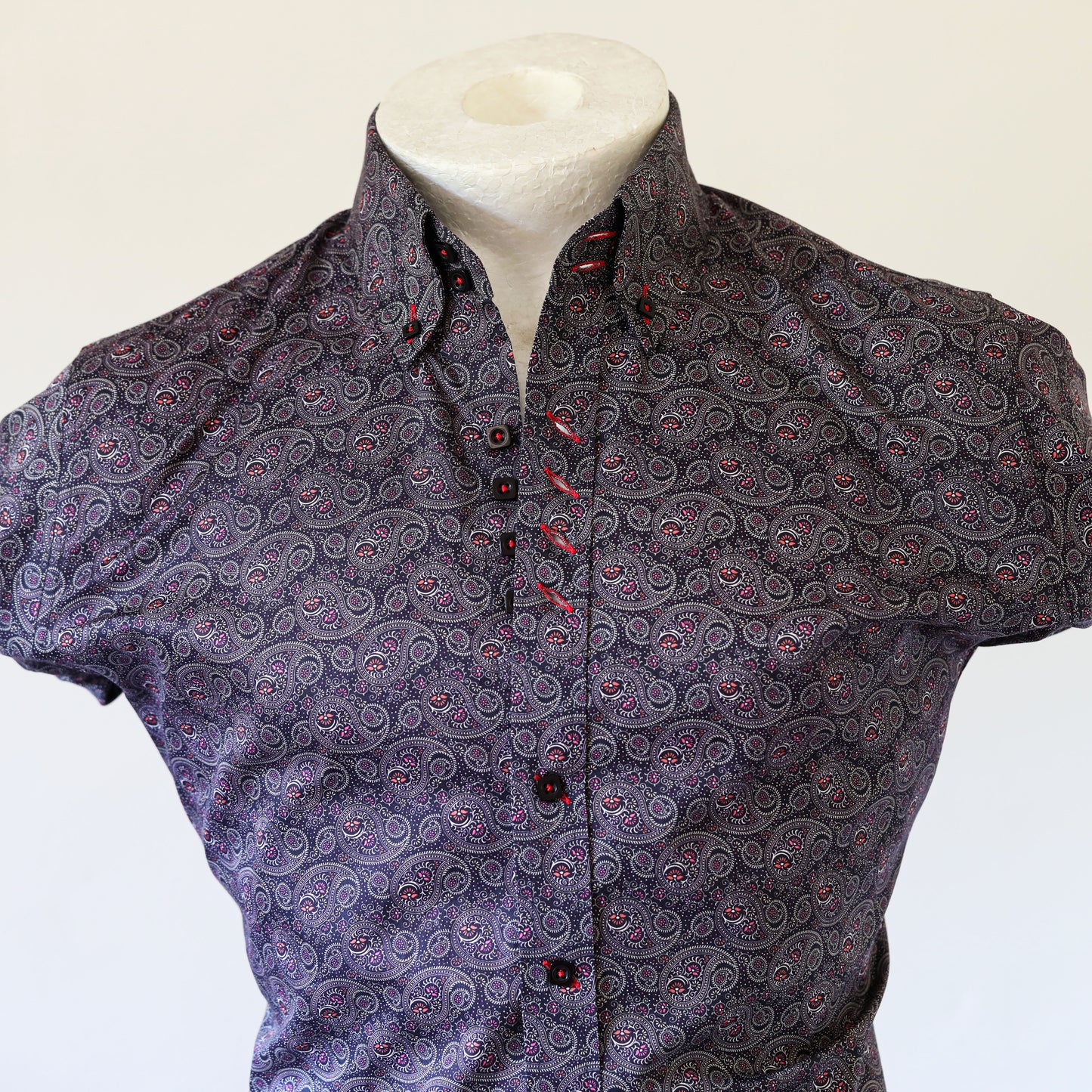 Paisley ShirtBloom Colour 60– Made to Order Super Fine Laser Printed Cotton Shirt