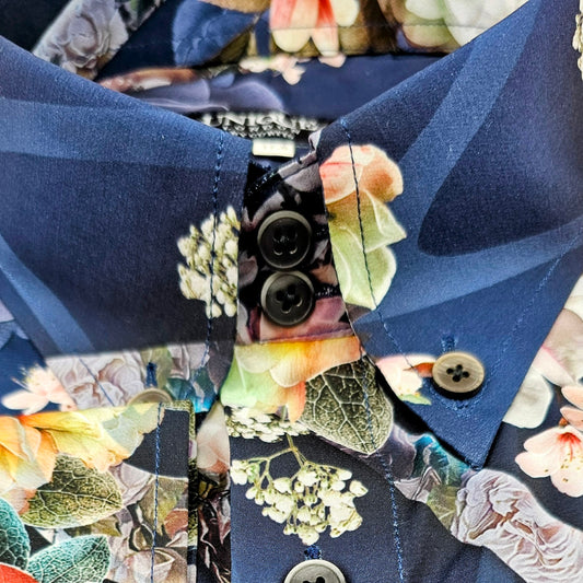 Silk print shirt