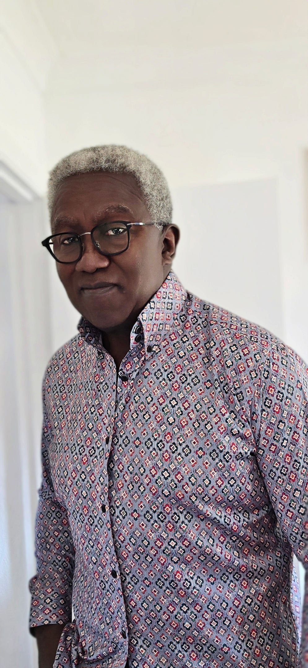 BLOOM COLOUR 107. Laser printed super fine cotton printed shirt