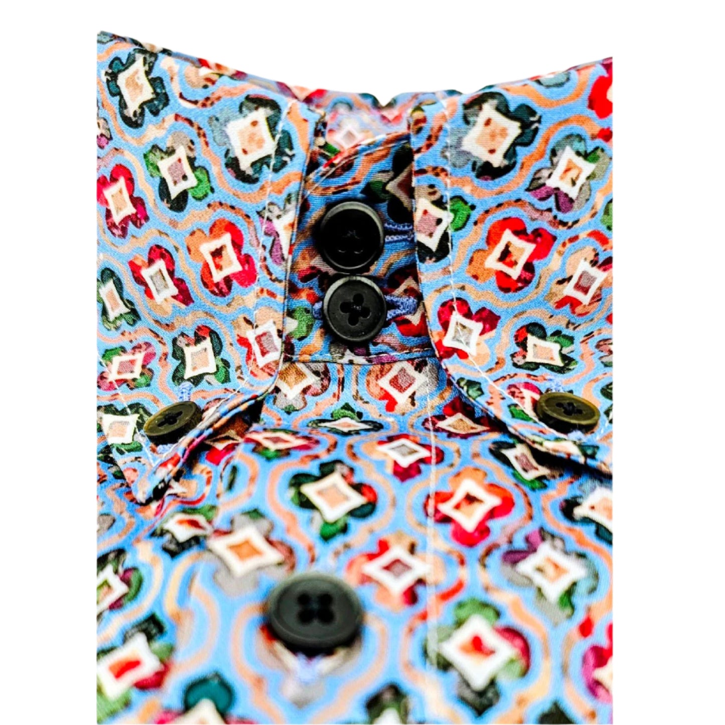BLOOM COLOUR 107. Laser printed super fine cotton printed shirt (Copy)