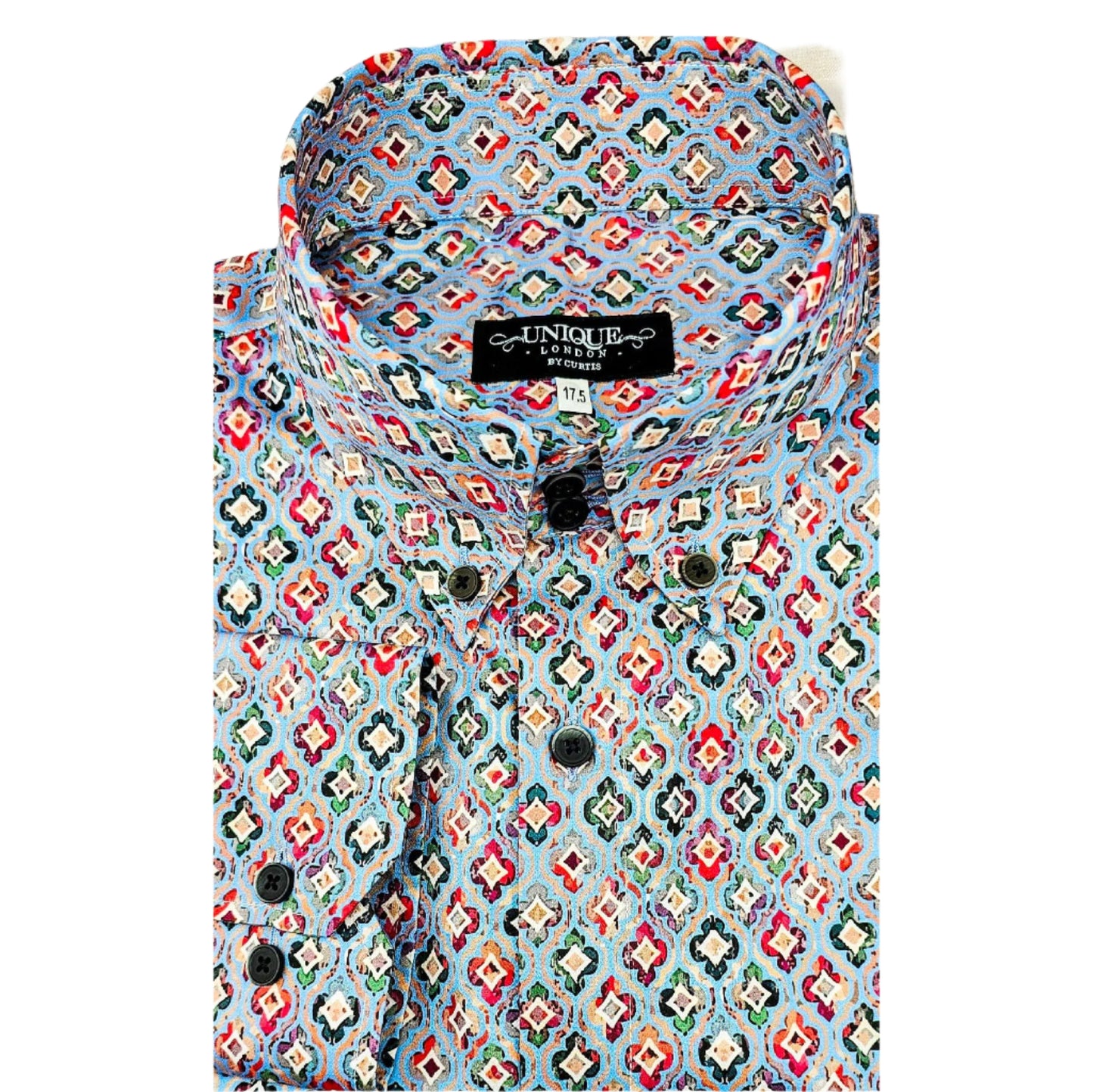 BLOOM COLOUR 107. Laser printed super fine cotton printed shirt (Copy)
