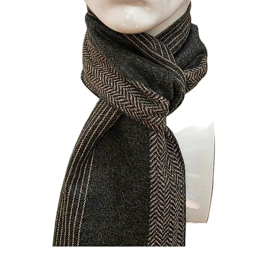 Luxury Reversible Woolen Scarf – 190 × 28 cm