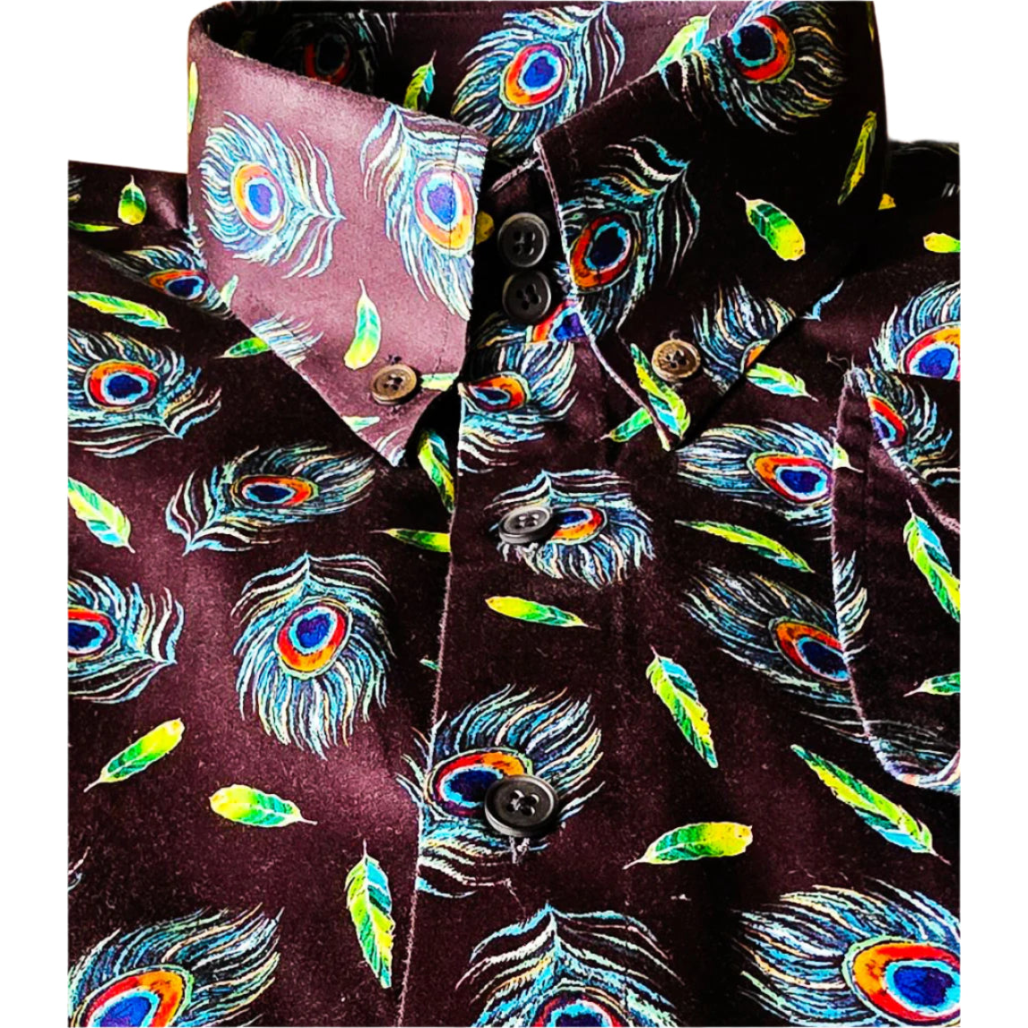 BLOOM DIGITAL PRINTED COTTON SHIRT-COLOUR 46
