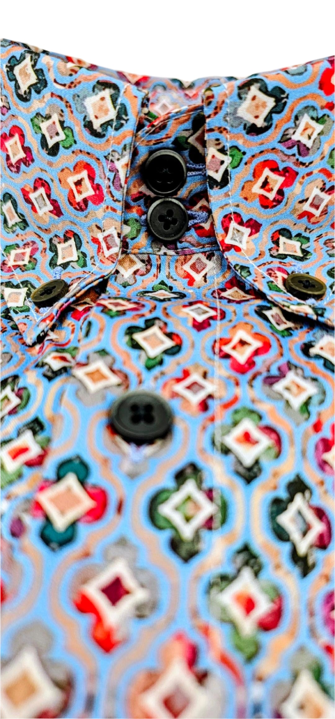 BLOOM COLOUR 107. Laser printed super fine cotton printed shirt (Copy)