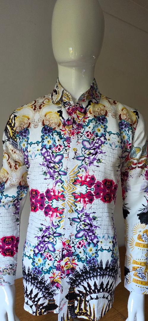 SMART CASUAL FLORAL LINEN SHIRT